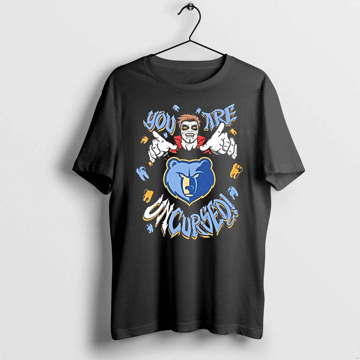Original Wwe Drops Danhausen X Memphis Grizzlies You Are Uncursed Tshirts Jpg