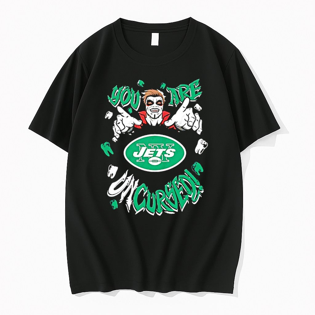 Original Wwe Drops Danhausen X New York Jets You Are Uncursed Tshirts Jpg