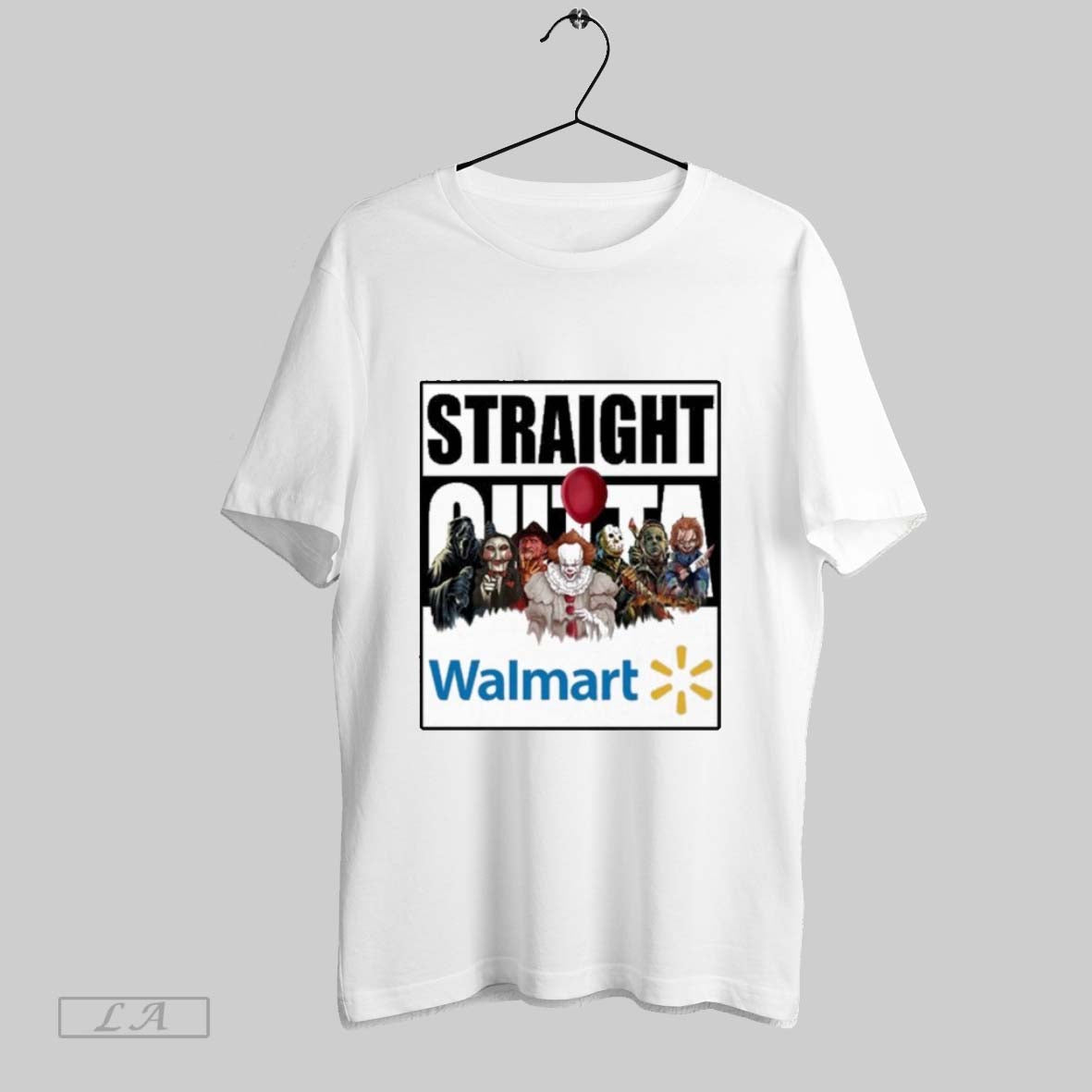 Original Walmart Logo Straight Outta Horror Film Halloween