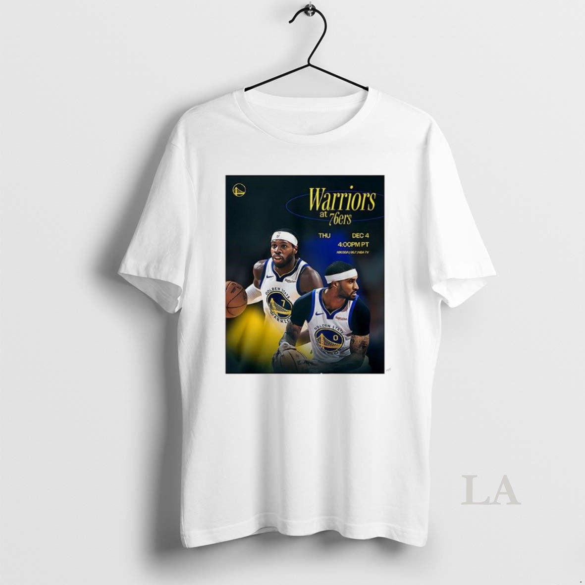 Original Warriors At 76ers Thu Dec 4 T-Shirts, Hoodie, Sweatshirt | AU01DripNestTees.com