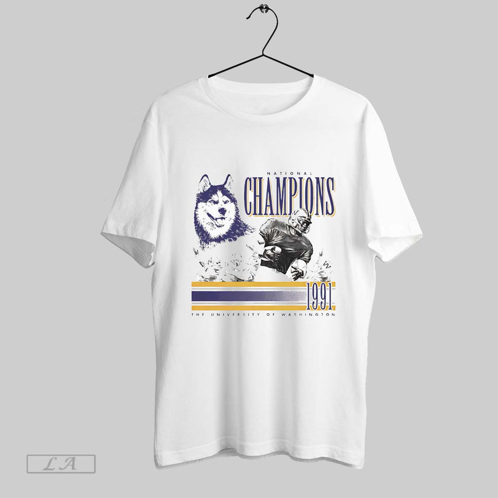 Original Washington Huskies Football 1991 National Champs Vintage