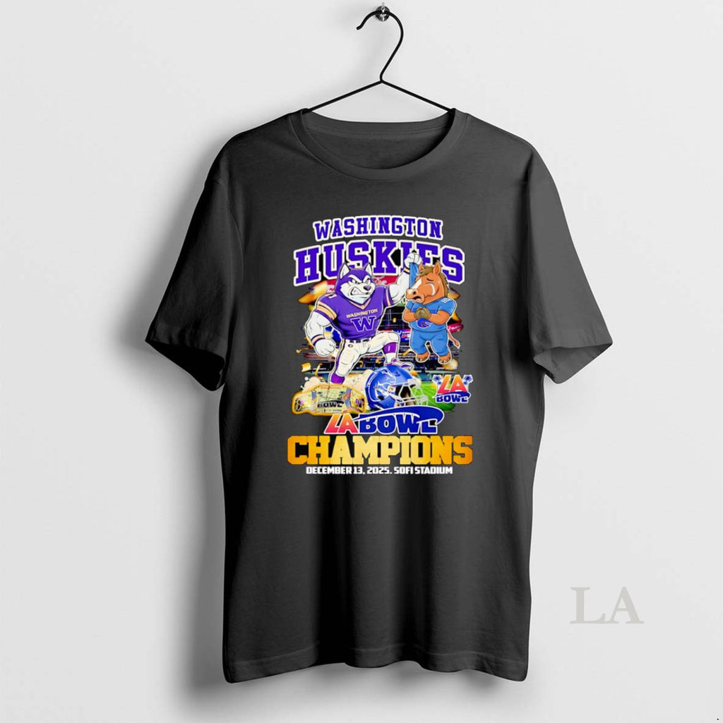 Original Washington Huskies La Bowl Champions Mascot T-Shirts, Hoodie, Sweatshirt | AU01DripNestTees.com
