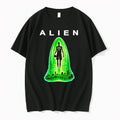 Original Wemby Alien Abduction Victor Wembanyama San Antonio Skyline Graphic Tshirts