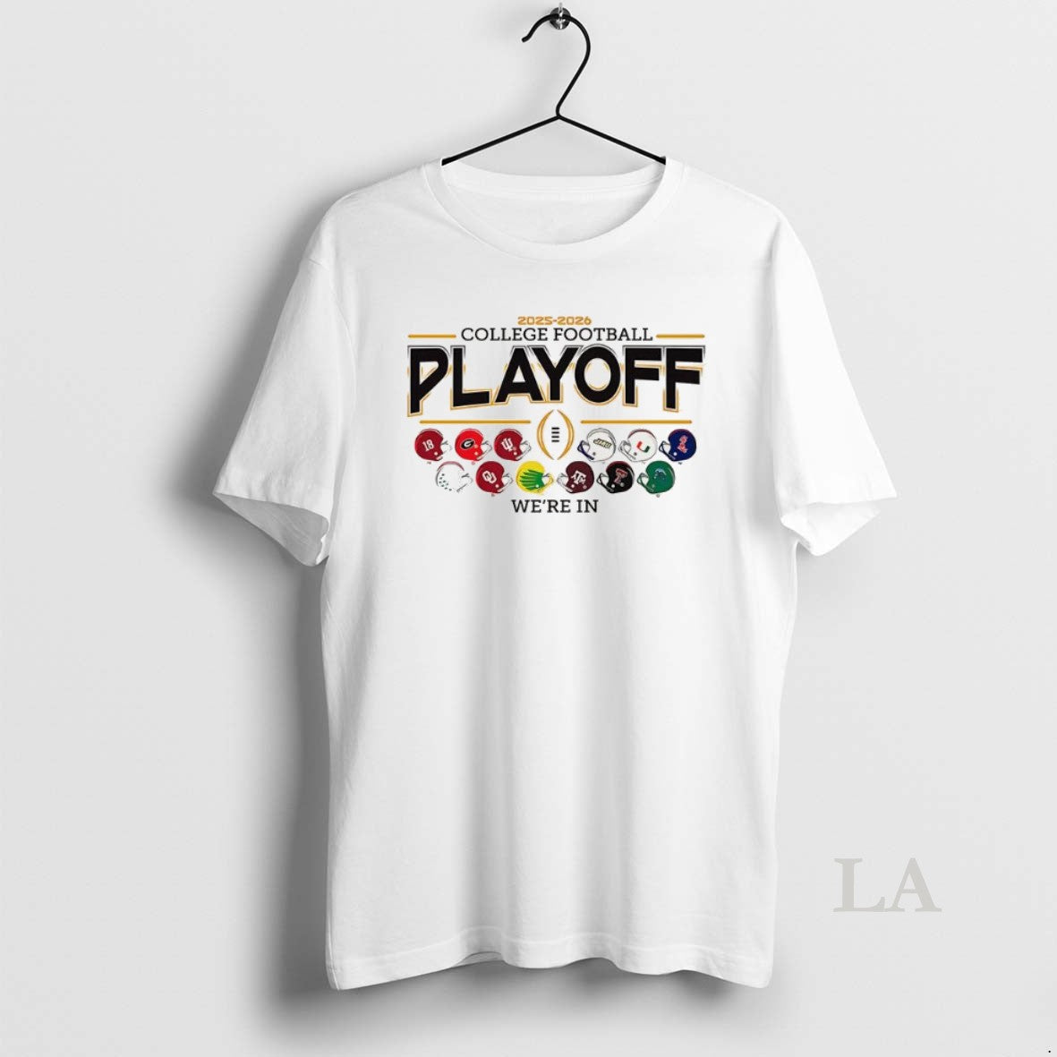 Original Were In 12 Team Football Helmet Cfp Logo T-Shirts, Hoodie, Sweatshirt | AU01DripNestTees.com