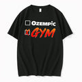 Original X Gym No Ozempic Black Tshirts Jpg