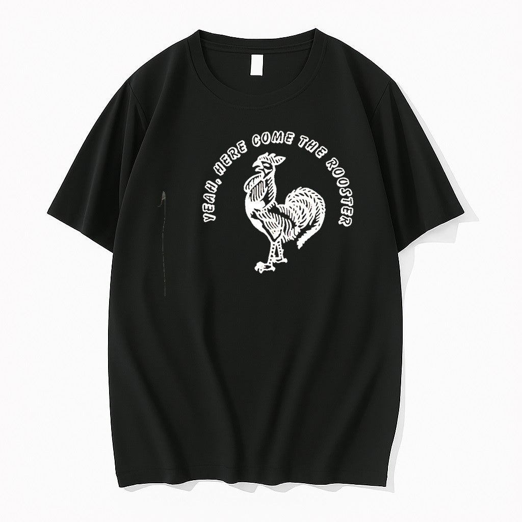 Original Yeah Here Come The Rooster Black Tshirts Jpg