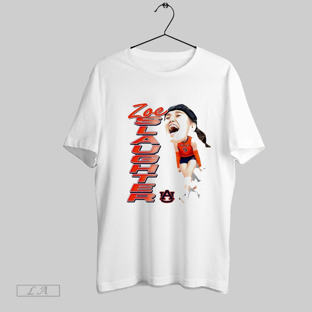 Original Zoe Slaughter Auburn Tigers Cartoon