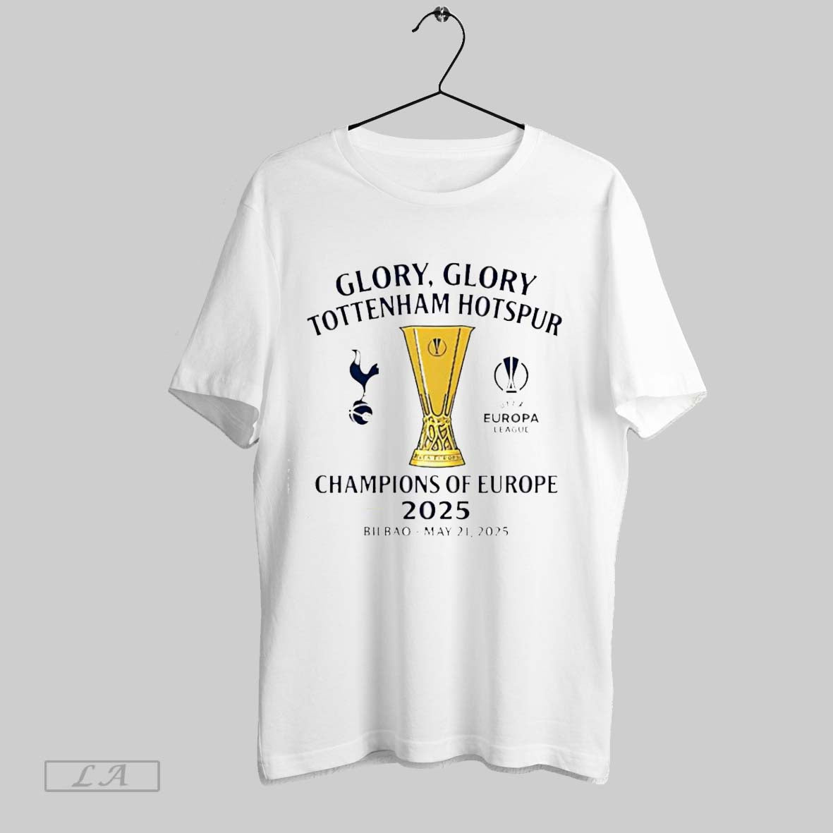 Original Glory Glory Tottenham Hotspur Champions Of Europe 2025