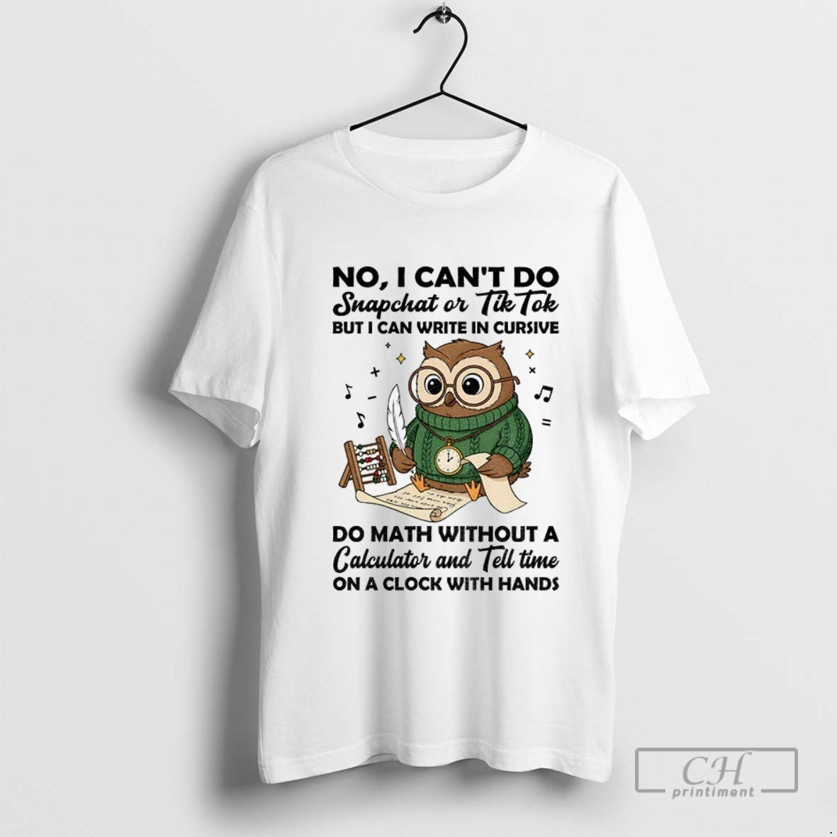Owl No I Cant Do Snapchat Or Tiktok But I Can Write In Cursive Do