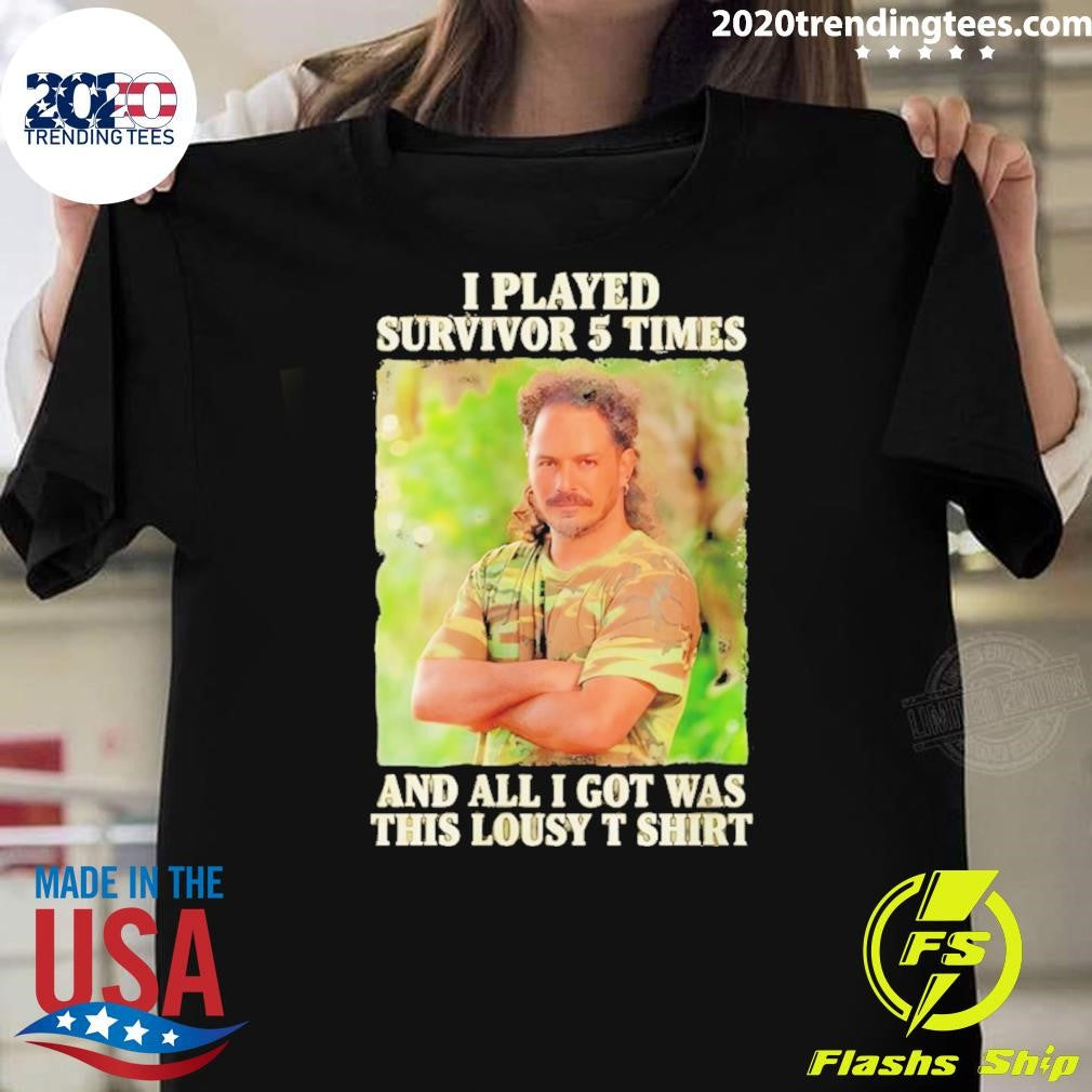 Ozzy Lusth I Played Survivor 5 Times And All I Got Was This Lousy Shirt