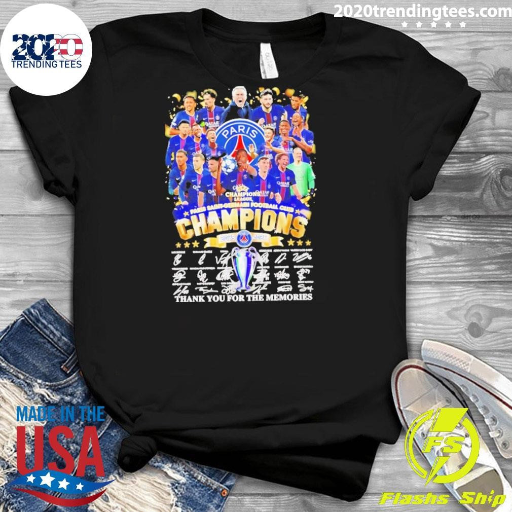 Paris Saint-germain 2025-2026 Champions League Final Thank You For The Memories Signatures Shirt