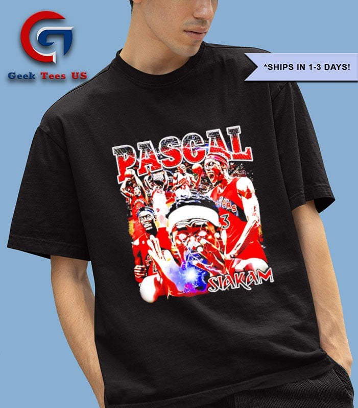 Pascal Siakam Toronto Raptors thunder eyes graphic shirt