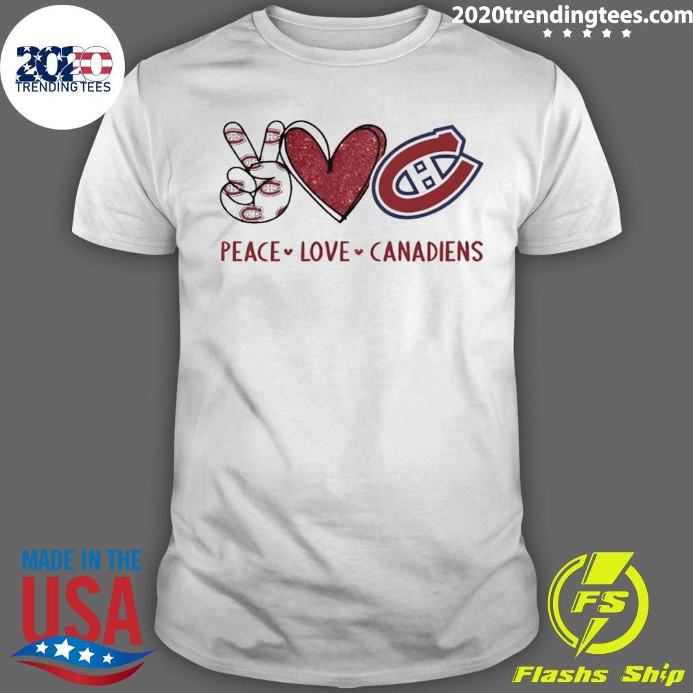 Peace Love Montreal Canadiens Hockey Nhl 2026 Shirt