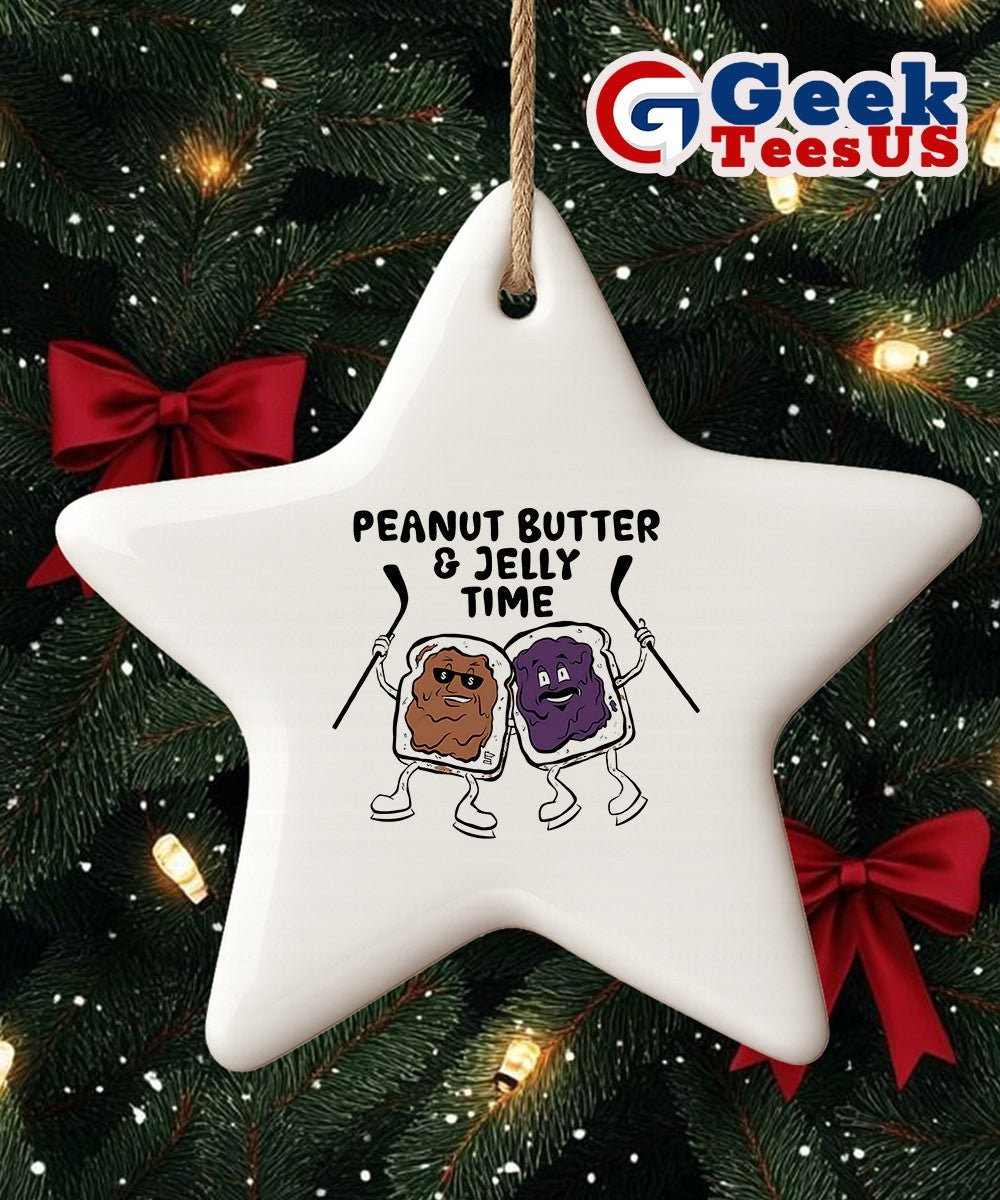 Peanut butter jelly time Ornament