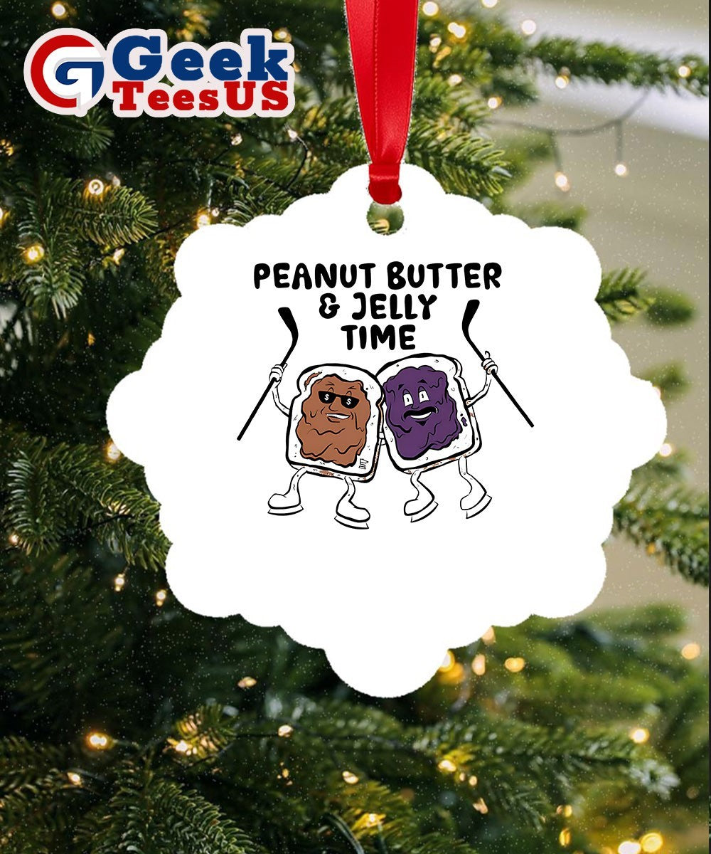 Peanut butter jelly time Ornament