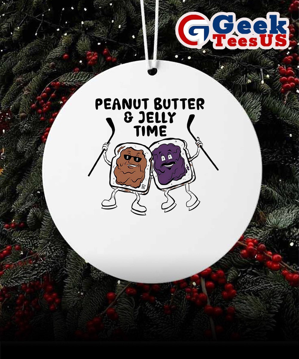 Peanut butter jelly time Ornament
