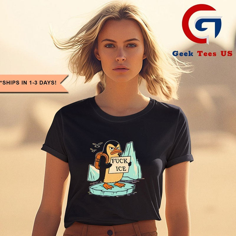 Penguins fuck ice T-shirt
