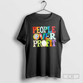 People Over Profiit Colors T Shirt Sweater