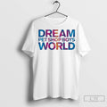 Pet Shop Boys Dreamworld 2025 Stacked Ladies T Shirt Jpg