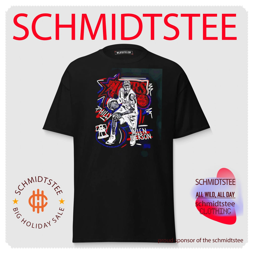 Philadelphia 76ers Allen Iverson Chalked Up graphic shirt