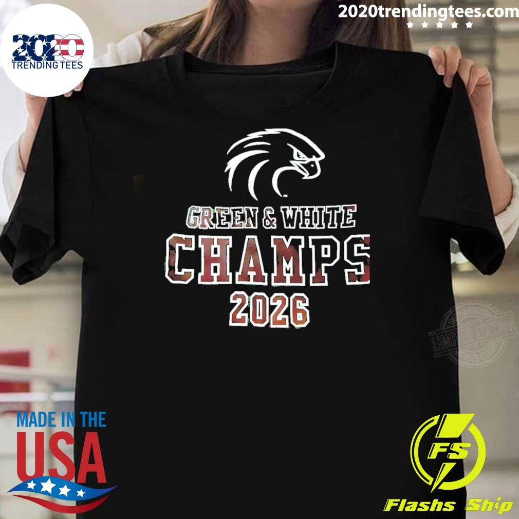 Philadelphia Eagles Football Green and White Champs 2026 shirt
