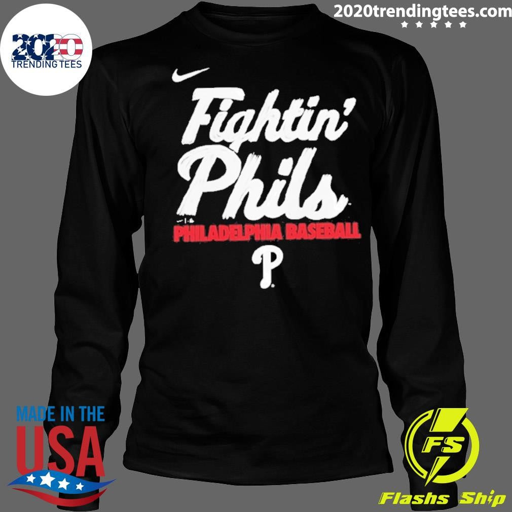 Philadelphia Phillies Nike Fightin’ Phils City Connect Handwriting Club Shirt