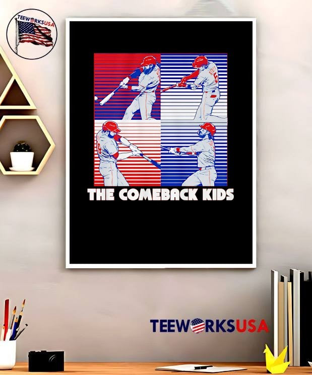 Philadelphia Phillies The Comeback Kids Bryce Harper Bryson Stott T-Shirt