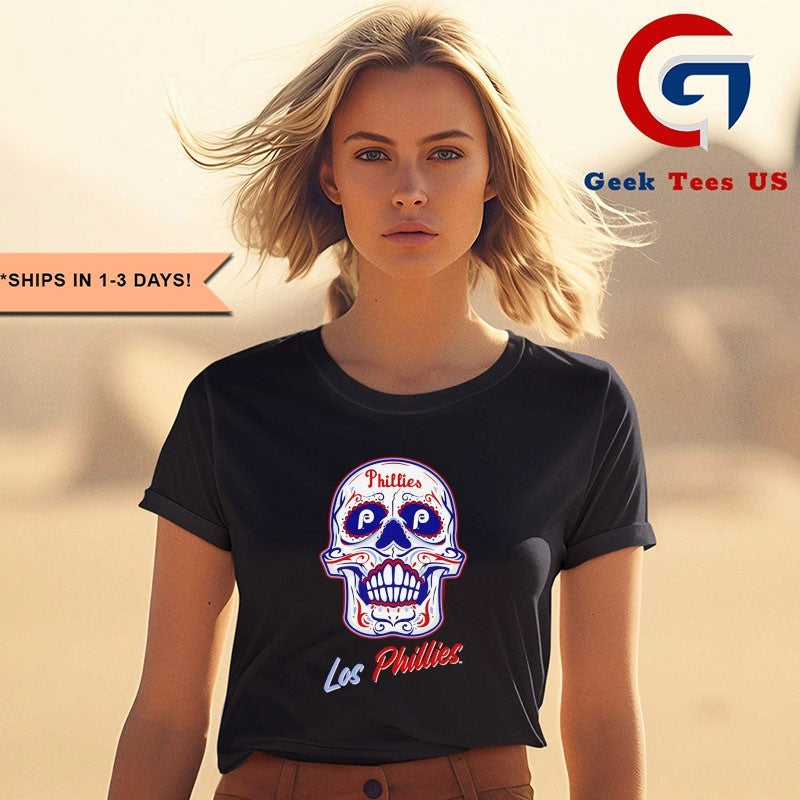 Philadelphia Phillies X Sugar Skull Los Phillies shirt