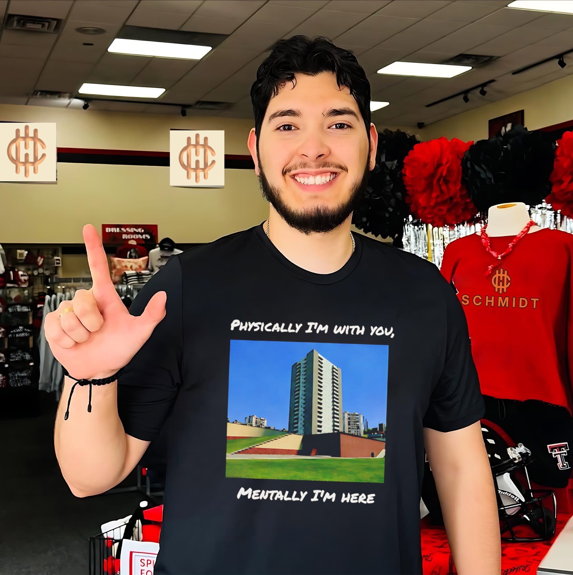 Physically I’m With You Mentally I’m Here 2026 shirt