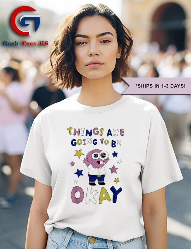 Pim Pimling are things going to be okay cartoon shirt