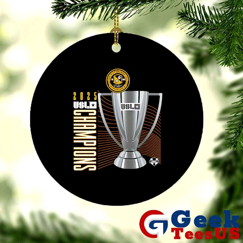 Pittsburgh Riverhounds SC 2025 USL Championship Final Champions trophy shirt
