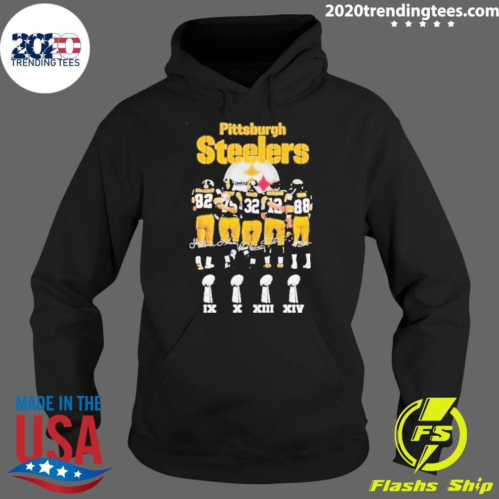 Pittsburgh Steelers Stall Worth Greene Harris Bradshaw Swann Shirt