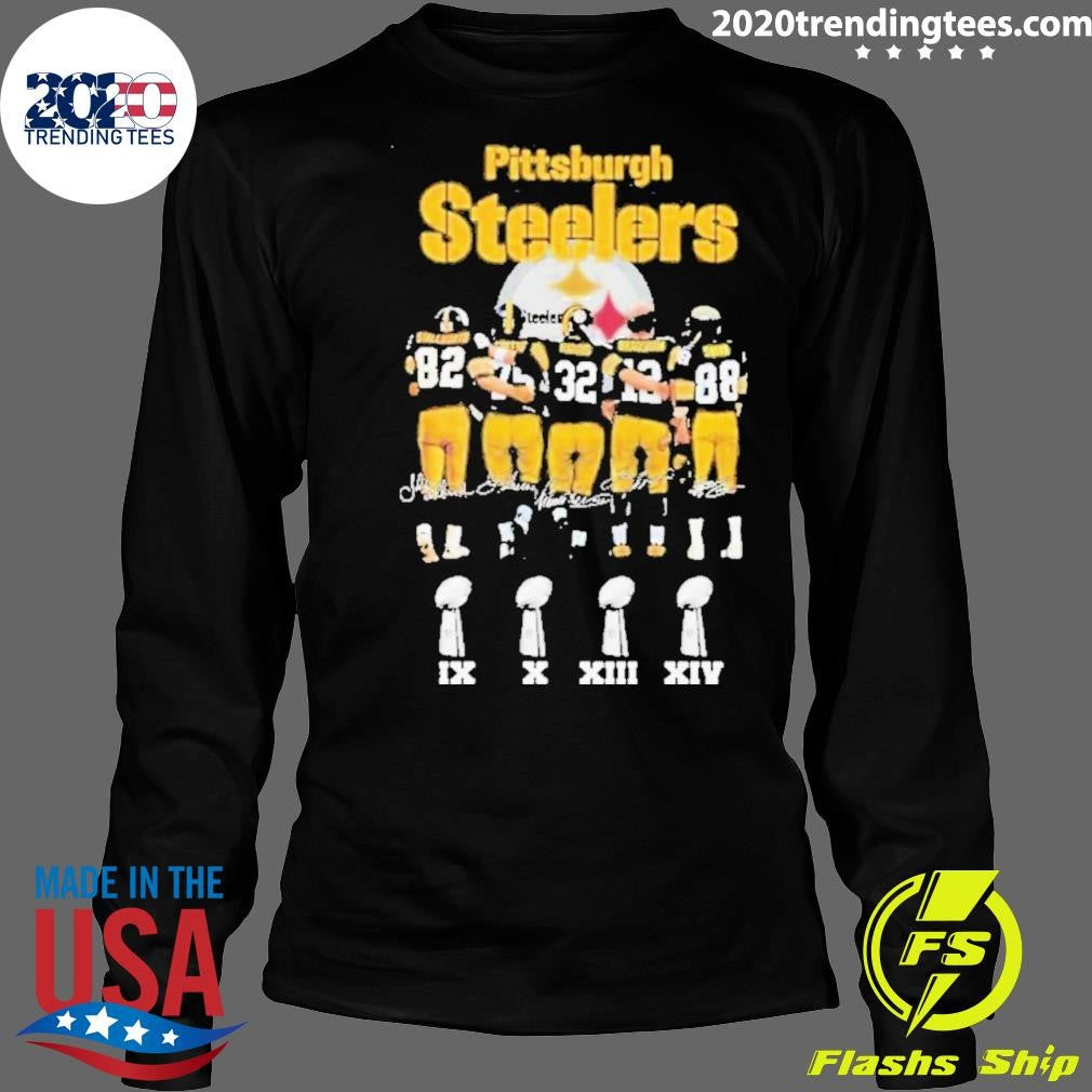 Pittsburgh Steelers Stall Worth Greene Harris Bradshaw Swann Shirt