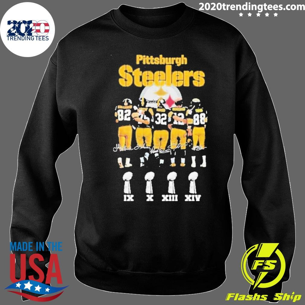 Pittsburgh Steelers Stall Worth Greene Harris Bradshaw Swann Shirt