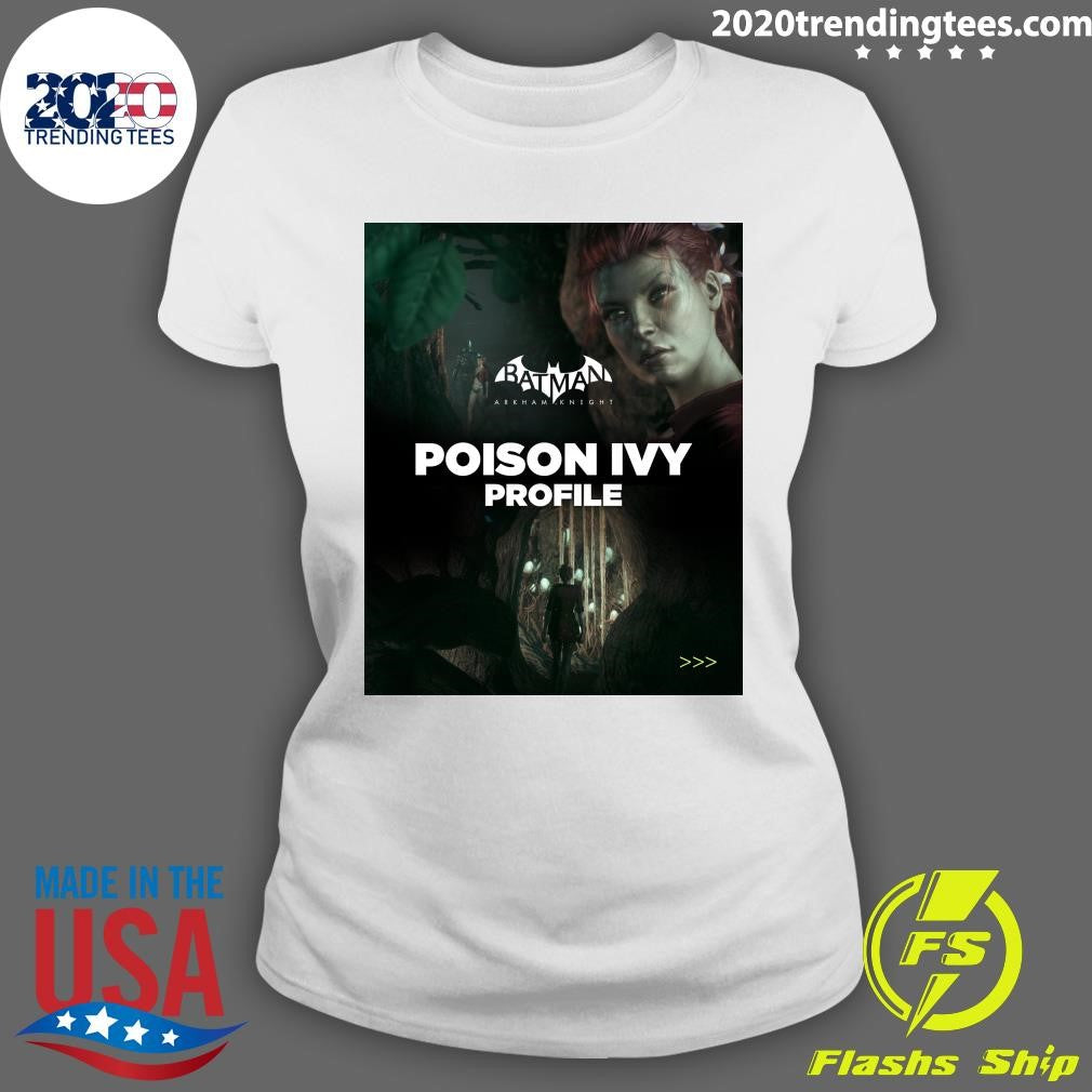 Poison Ivy Profile Batman Arkham Knight Shirt