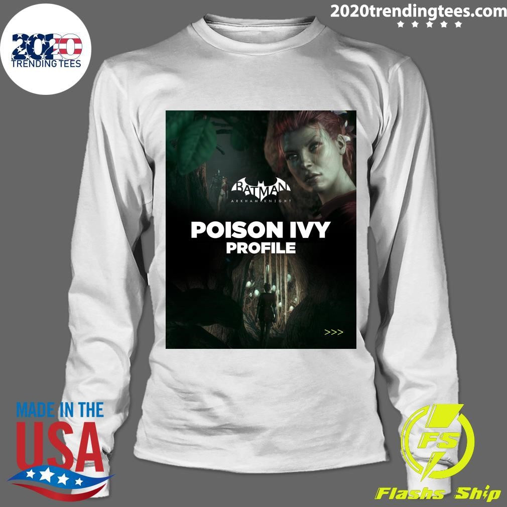 Poison Ivy Profile Batman Arkham Knight Shirt