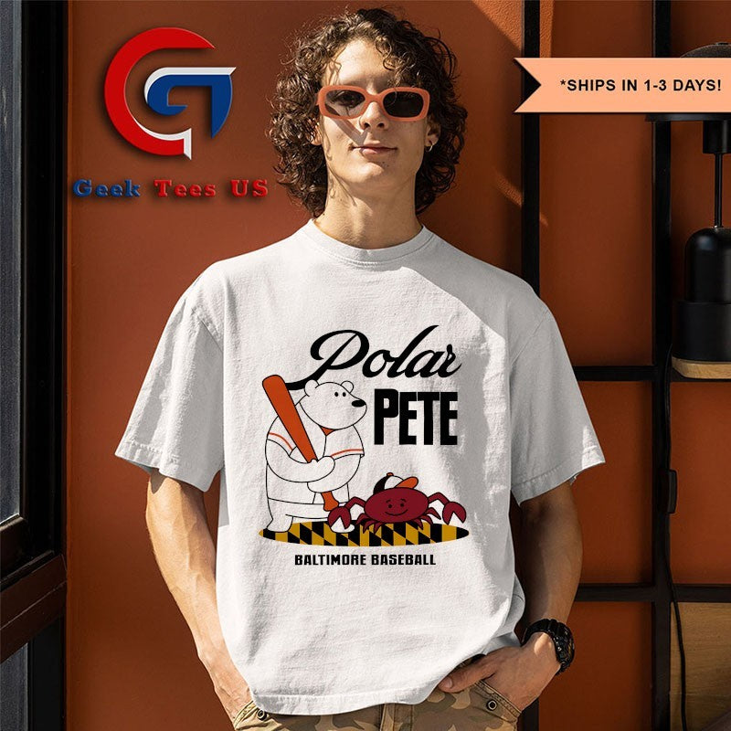 Polar Pete Baltimore Orioles baseball shirt