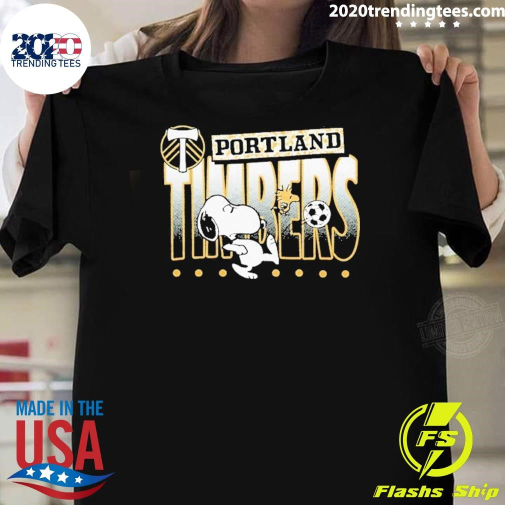 Portland Timbers MLS x Peanuts Snoopy And Woodstock 2026 Shirt
