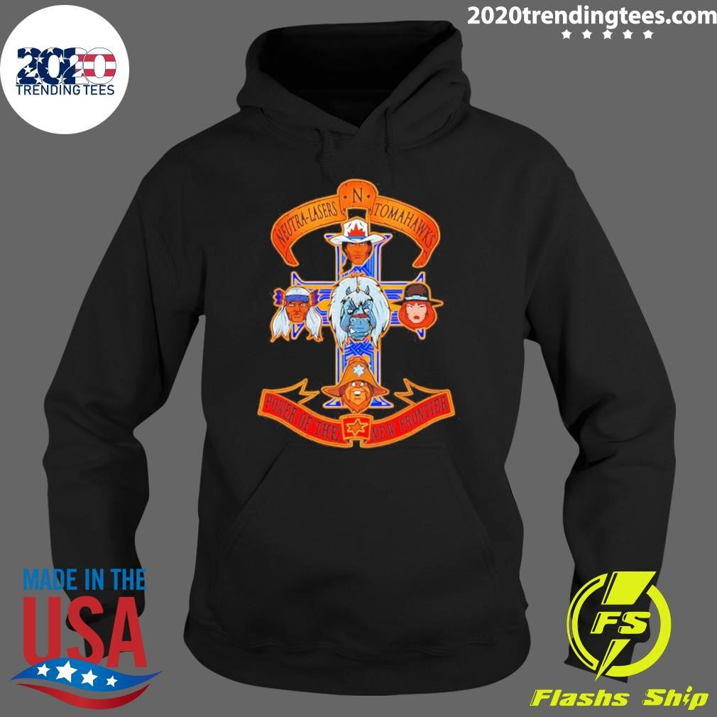Power Of The New Frontier Heroes Of Bravestarr And Guns N Roses’ Appetite For Destruction Shirt