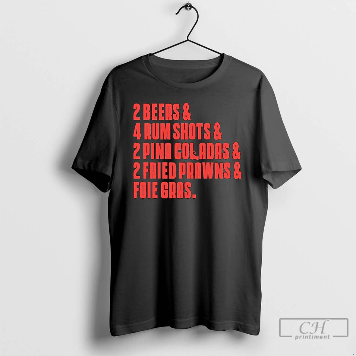 Premium 2 Beers And 4 Rum Shots And 2 Pina Coladas And 2 Fried Prawns T-Shirts, Hoodie, Sweatshirt | AU01DripNestTees.com