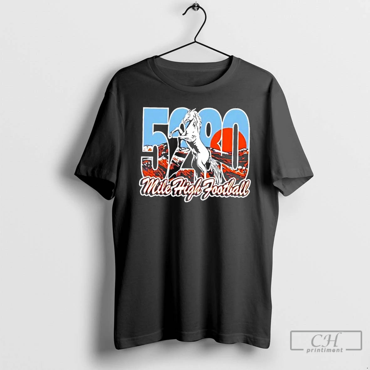 Premium 5280 Mile High Football T-Shirts, Hoodie, Sweatshirt | AU01DripNestTees.com