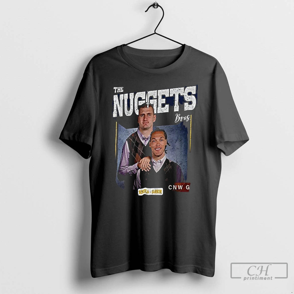 Premium Aaron Gordon Nikola Jokic Denver Basketball Nuggets Bros T-Shirts, Hoodie, Sweatshirt | AU01DripNestTees.com