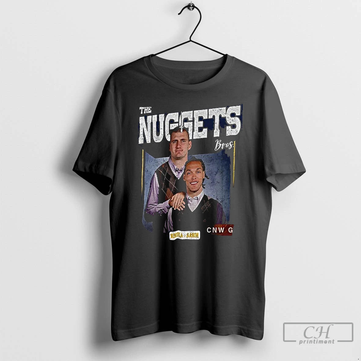 Premium Aaron Gordon Nikola Jokic Denver Basketball Nuggets Bros T-Shirts, Hoodie, Sweatshirt | AU01DripNestTees.com