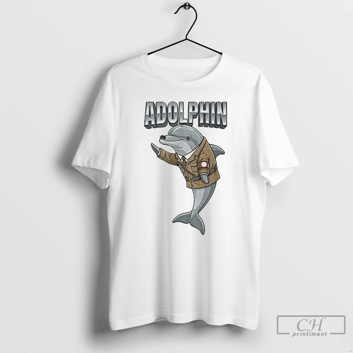 Premium Adolphin Dolphin X Adolf Hitler Funny Meme T-Shirts, Hoodie, Sweatshirt | AU01DripNestTees.com