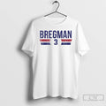 Premium Alex Bregman 3 Chicago Cubs Player Number And Name T-Shirts, Hoodie, Sweatshirt | AU01DripNestTees.com
