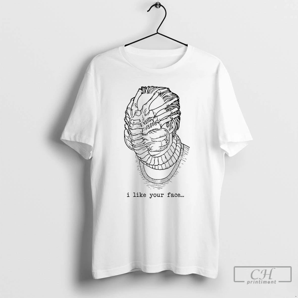 Premium Alien Facehugger I Like Your Face T-Shirts, Hoodie, Sweatshirt | AU01DripNestTees.com