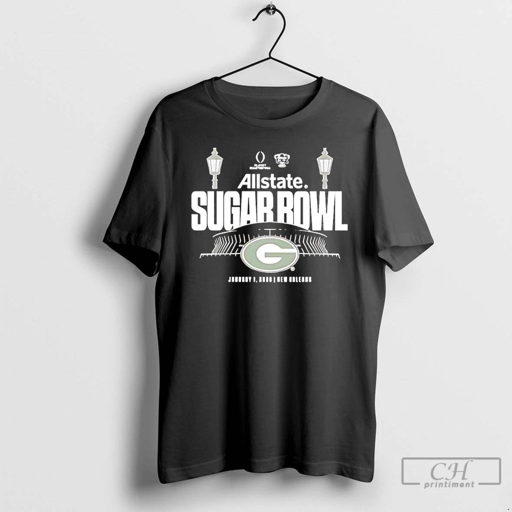 Premium Allstate Sugar Bowl Georgia Bulldogs Playoff Quarterfinal 2026 T-Shirts, Hoodie, Sweatshirt | AU01DripNestTees.com