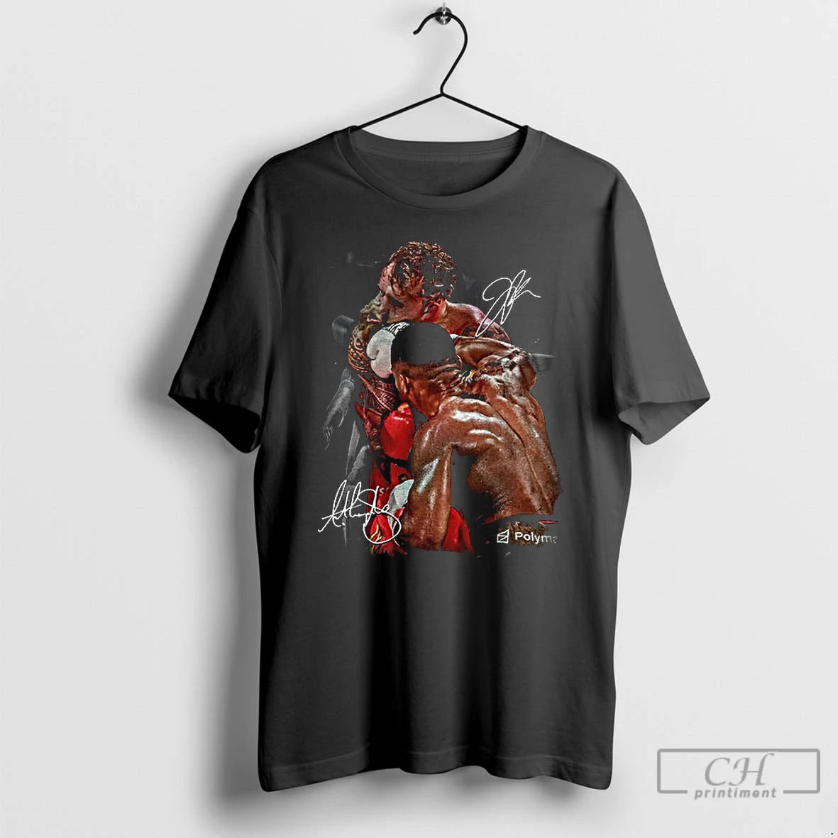 Premium Anthony Joshua Ko Jake Paul Signature Iconic Moment T-Shirts, Hoodie, Sweatshirt | AU01DripNestTees.com