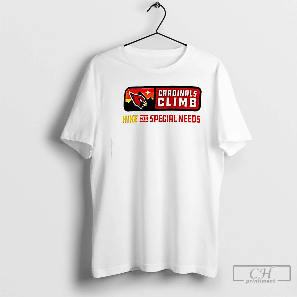Premium Arizona Cardinals Climb Hike For Special Needs T-Shirts, Hoodie, Sweatshirt | AU01DripNestTees.com