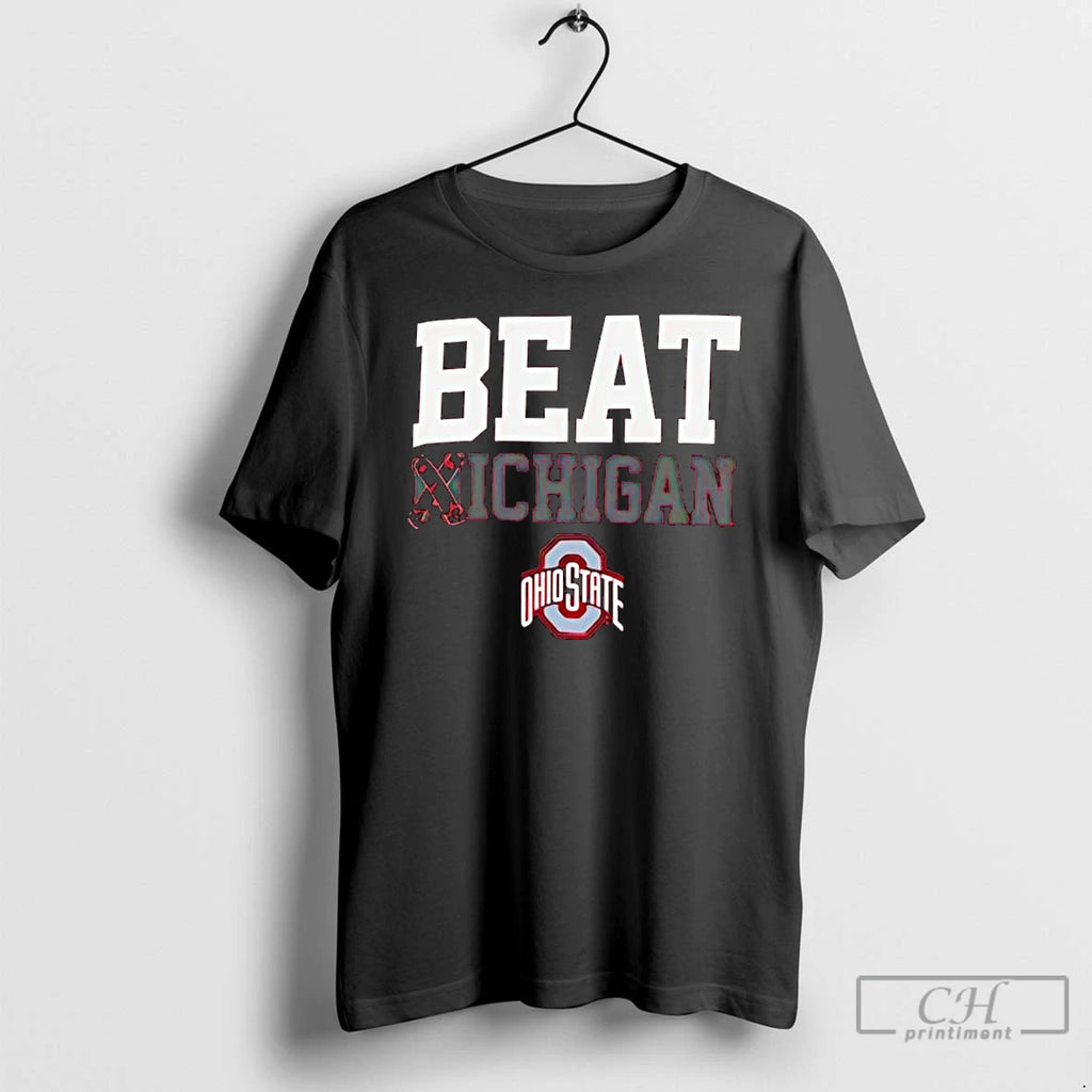 Premium Beat Xichigan With Ohio State Logo T-Shirts, Hoodie, Sweatshirt | AU01DripNestTees.com